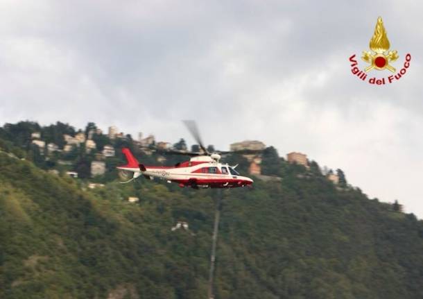 elisoccorso vigili del fuoco parapendio