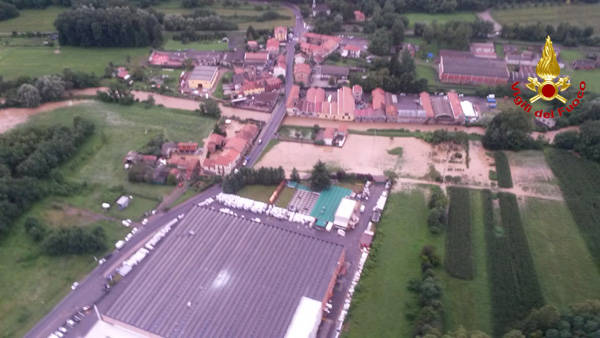 Il Varesotto allagato dall'alto (inserita in galleria)