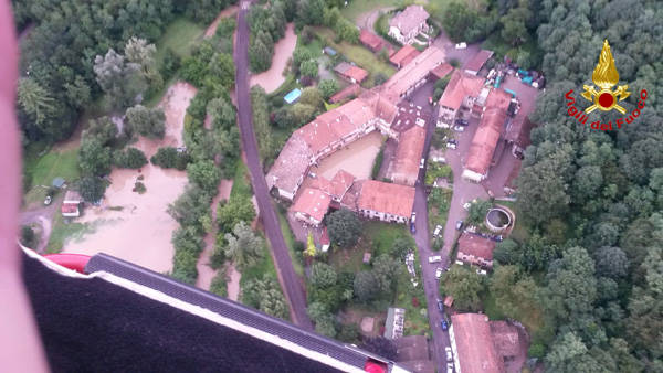Il Varesotto allagato dall'alto (inserita in galleria)