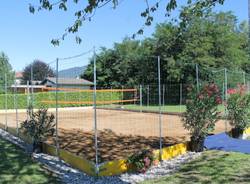 Inaugurato il campo di beach volley a Calcinate (inserita in galleria)