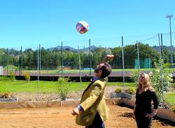 Inaugurato il campo di beach volley a Calcinate (inserita in galleria)