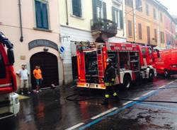 Incendio in via Carrobbio (inserita in galleria)