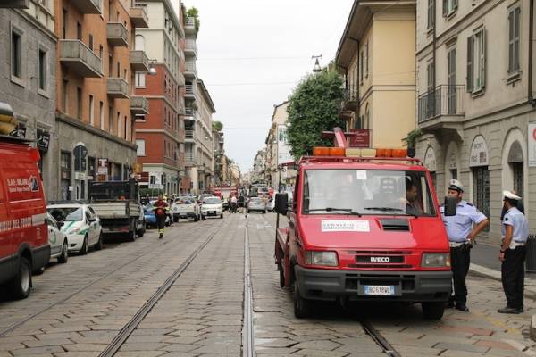 La voragine di Porta Romana (inserita in galleria)