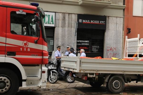 La voragine di Porta Romana (inserita in galleria)