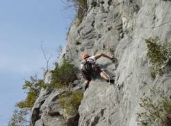 Lo spettacolo dell'arrampicata in montagna (inserita in galleria)