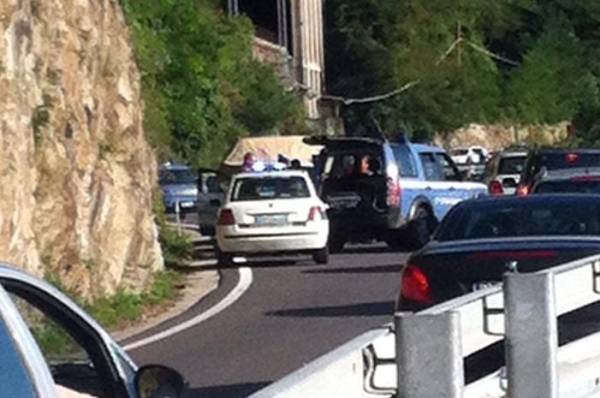 Luino, incidente sulla statale del lago (inserita in galleria)