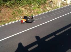 Luino, incidente sulla statale del lago (inserita in galleria)