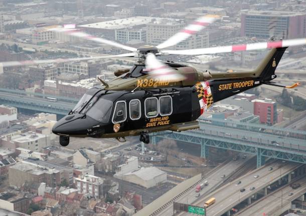 augusta westland elicottero polizia maryland aw139