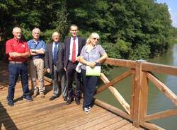 Inaugurato il ponte sul fiume Olona (inserita in galleria)