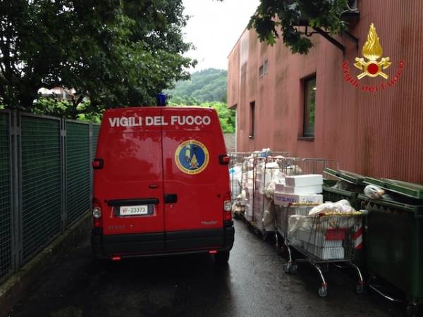 Incendio al supermercato (inserita in galleria)