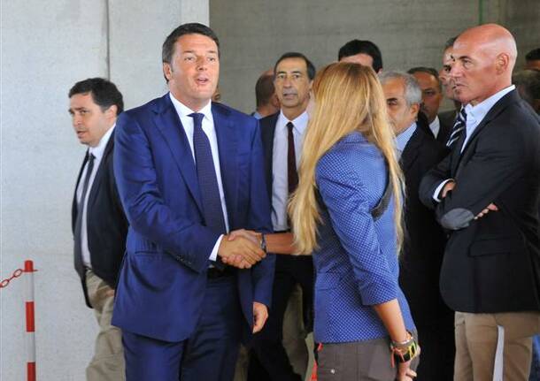 Renzi in Expo 2015, agosto 2014
