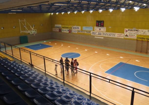 ritiro pallacanestro varese chiavenna palestra