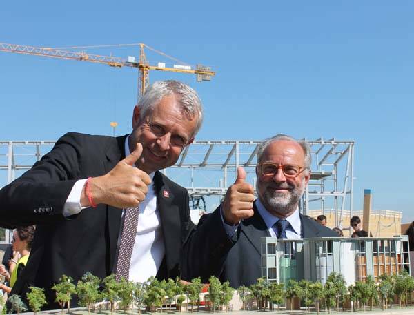 Expo2015: prima pietra per il Padiglione svizzero (inserita in galleria)