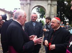 Il cardinal Tettamanzi al Sacro Monte (inserita in galleria)