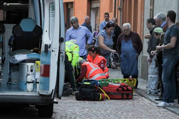 Auto contro moto a Germignaga  (inserita in galleria)