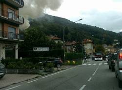 Incendio a Porto Ceresio (inserita in galleria)