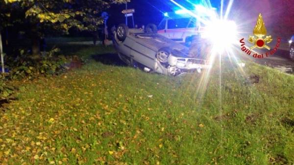 Incidente nella notte a Cazzago Brabbia (inserita in galleria)