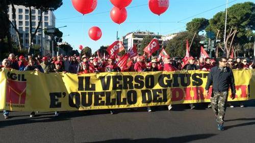 La manifestazione di Roma (inserita in galleria)