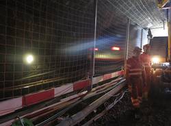 Nel cantiere della ferrovia Alptransit (inserita in galleria)