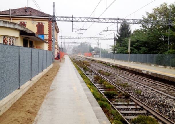 Reportage sui cantieri della stazione di Albizzate (inserita in galleria)