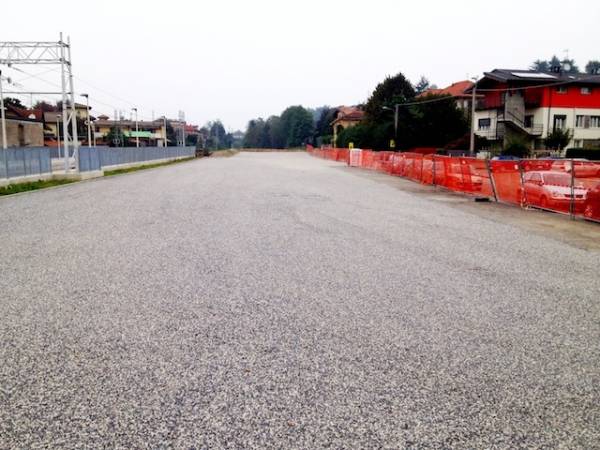 Reportage sui cantieri della stazione di Castronno (inserita in galleria)