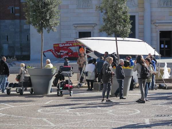 Set pubblicitario a Gallarate (inserita in galleria)