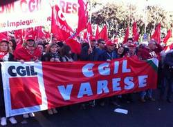 Varese alla manifestazione di Roma (inserita in galleria)