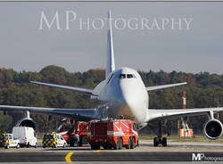 aereo cargo vigili del fuoco malpensa