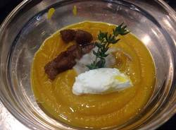 Calamaretti, castagne e formaggio di capra (inserita in galleria)