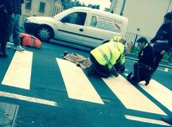 Ciclista investito a sant'Ambrogio (inserita in galleria)