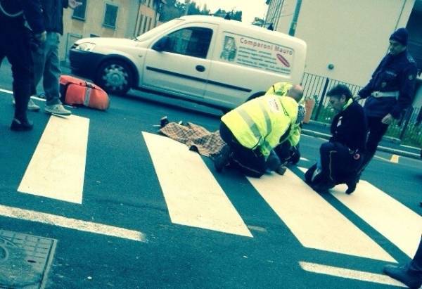 Ciclista investito a sant'Ambrogio (inserita in galleria)