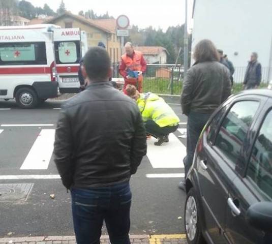 Ciclista investito a sant'Ambrogio (inserita in galleria)