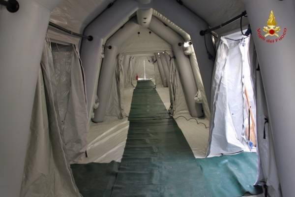 Esercitazione anti terremoto alla Schiranna (inserita in galleria)