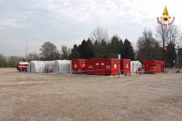 Esercitazione anti terremoto alla Schiranna (inserita in galleria)