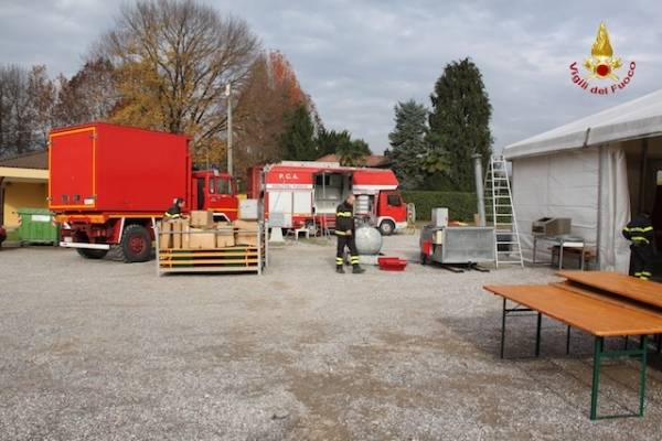 Esercitazione anti terremoto alla Schiranna (inserita in galleria)