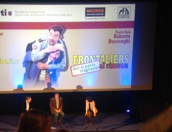 I Frontaliers presentano il nuovo film (inserita in galleria)