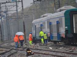 Il treno deragliato a Busto Arsizio (inserita in galleria)