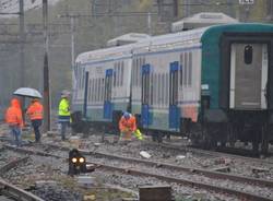 Il treno deragliato a Busto Arsizio (inserita in galleria)