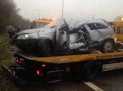 Incidente mortale sulla ss 336 (inserita in galleria)
