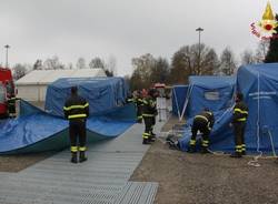 L'esercitazione alla Schiranna (inserita in galleria)