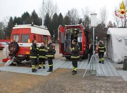 L'esercitazione alla Schiranna (inserita in galleria)