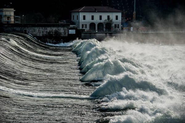 La piena al Panperduto (inserita in galleria)