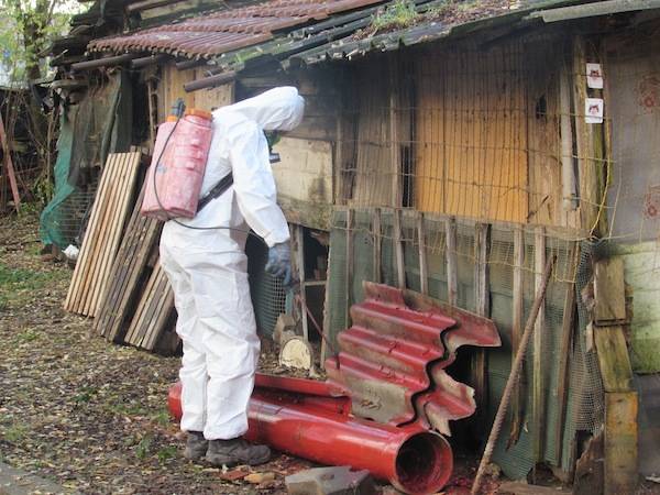 Smantellamento discarica abusiva a Gallarate (inserita in galleria)