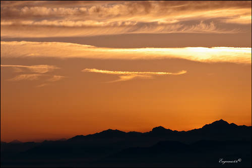 tramonto dal Campo dei fiori