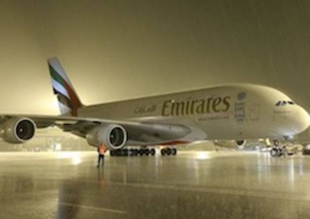 a380 emirates malpensa