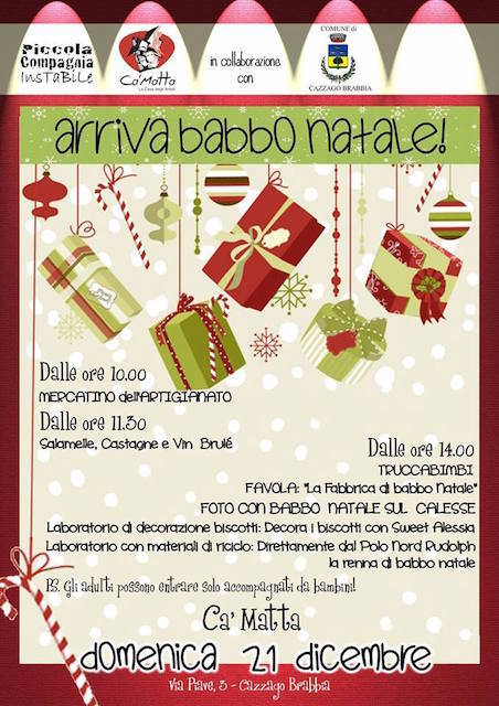 I mercatini di Natale a Cazzago Brabbia