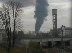 Incendio a Milano Villapizzone (inserita in galleria)