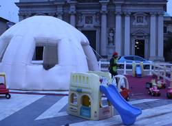 Le vie del centro di Busto Arsizio a Natale