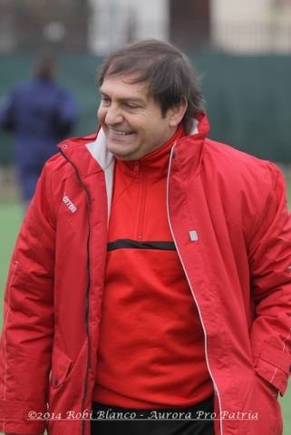 Marco Tosi, primo allenamento con la Pro Patria (inserita in galleria)