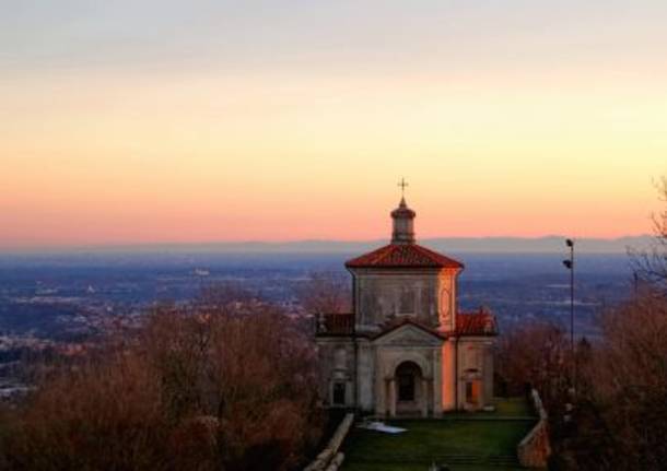 Tramonto in vetta al Sacro Monte